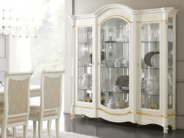 DIAMANTE - Wooden display cabinet with integrated lighting by CASA +39 - view 2
